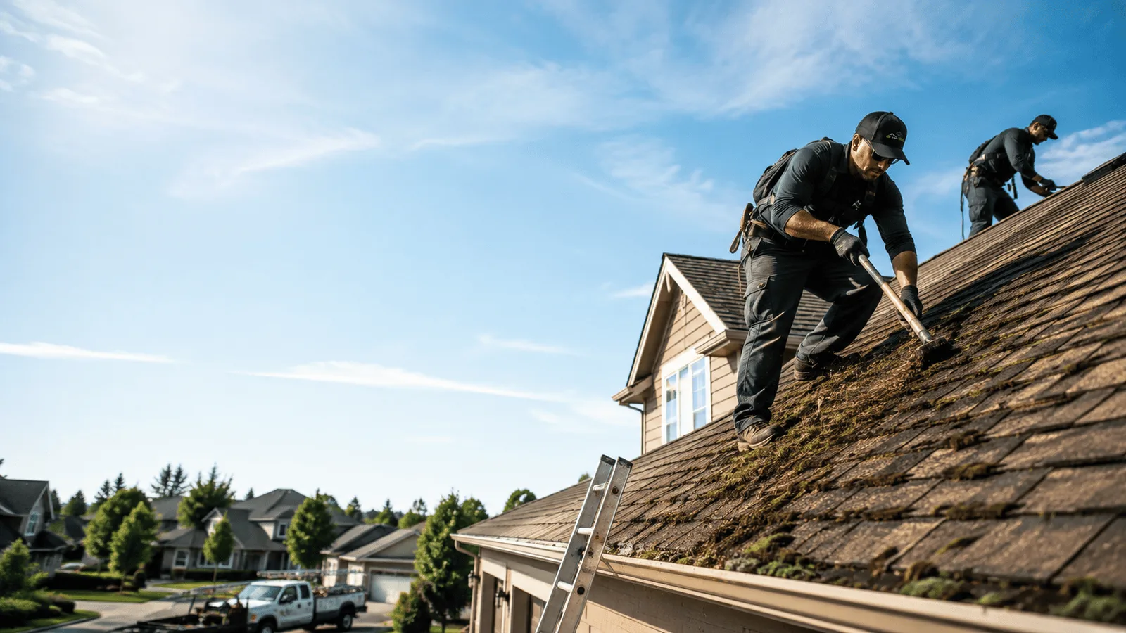 Roof Moss Removal in Big Wells, TX near me
